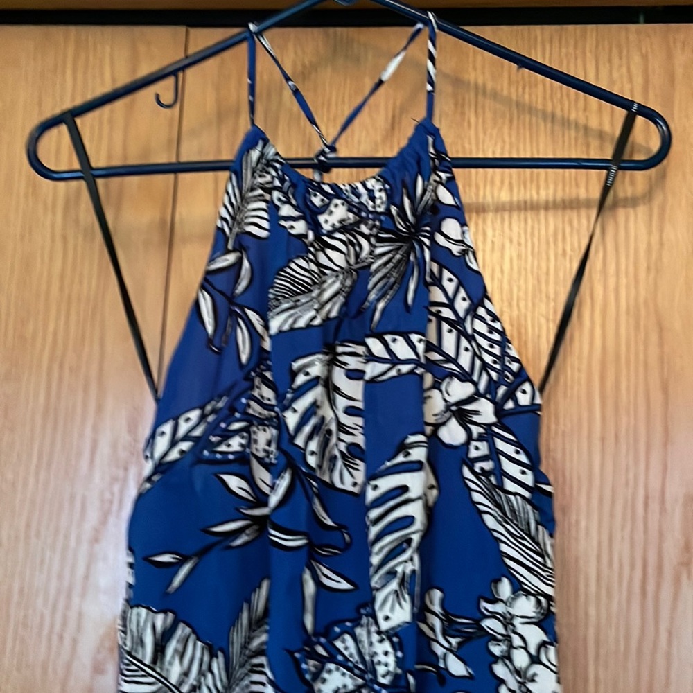 Backless maxi halter dress